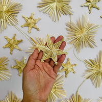 Popotillo Small Star Ornaments [sets of 3]