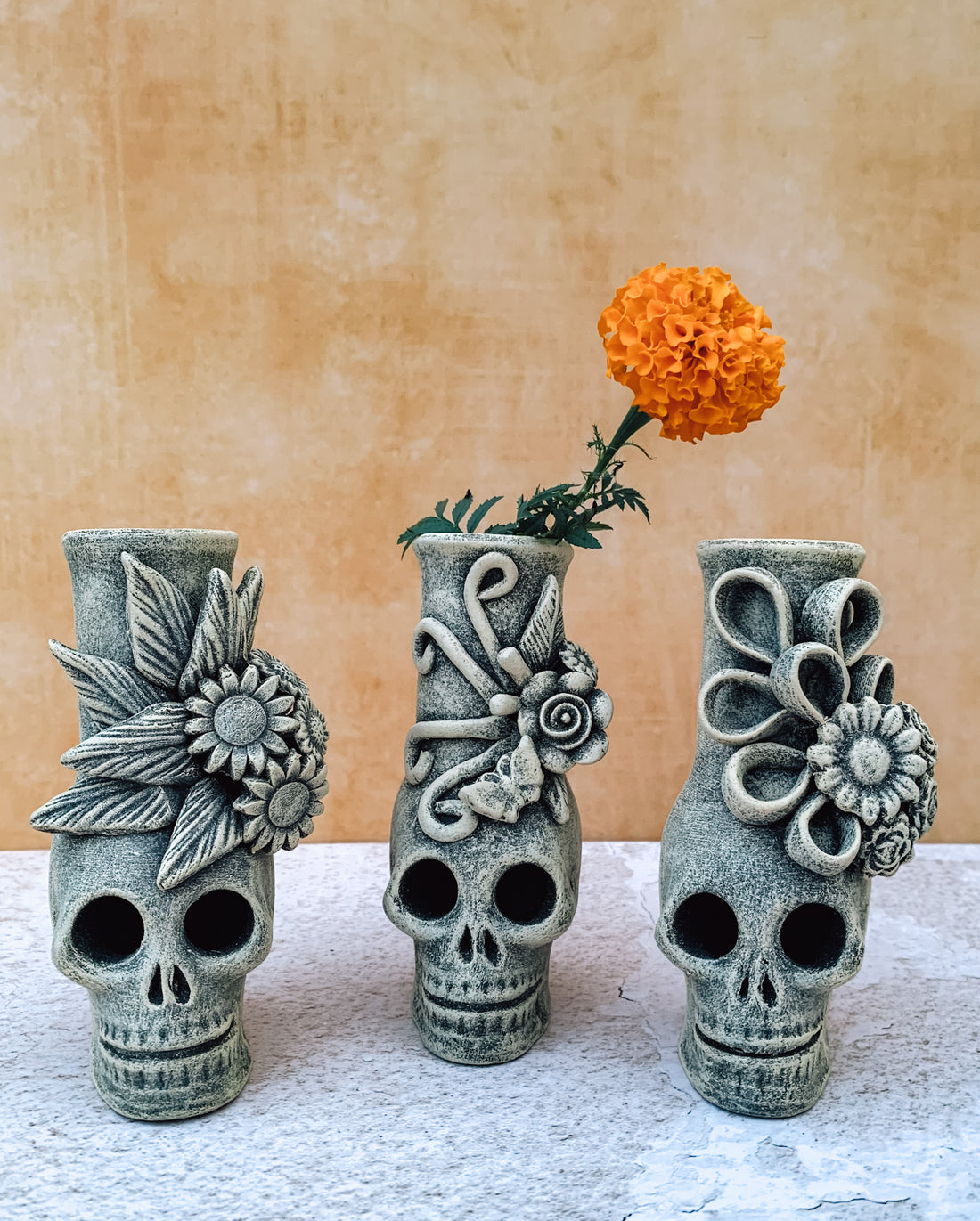 Ceniza Calavera Candle Insert Holder