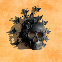 Alas y Flores Calavera