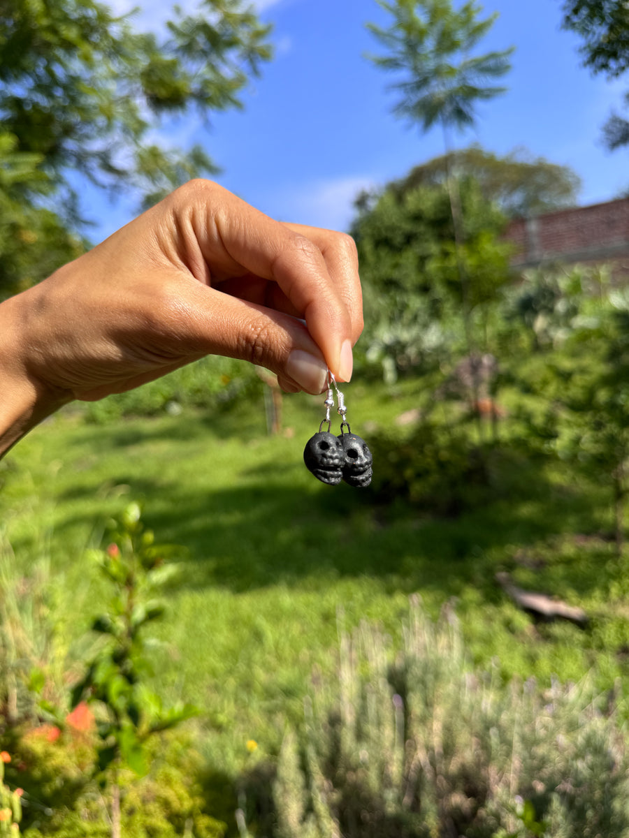 calavera earrings