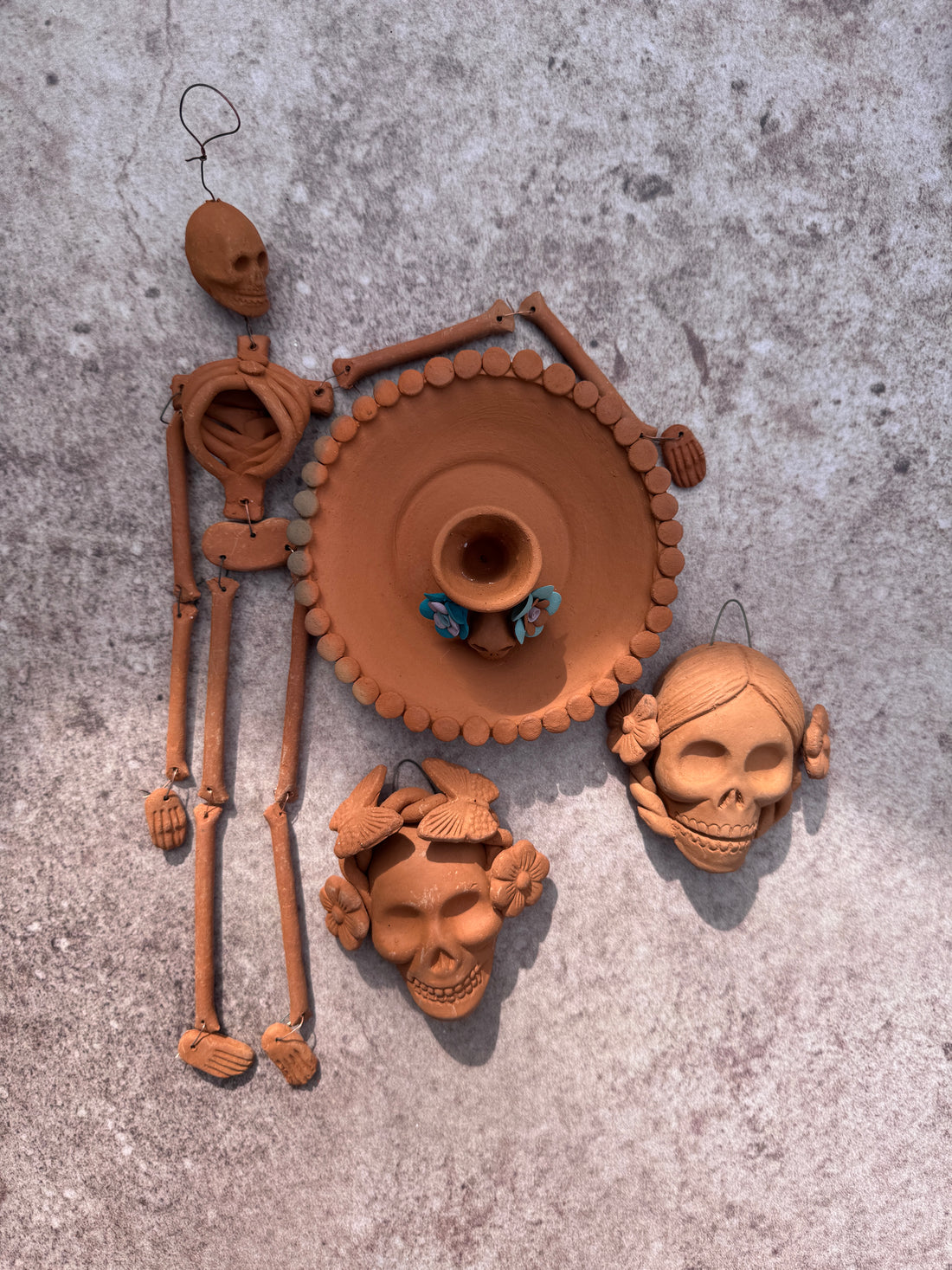 raw clay skeleton