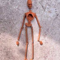 raw clay skeleton