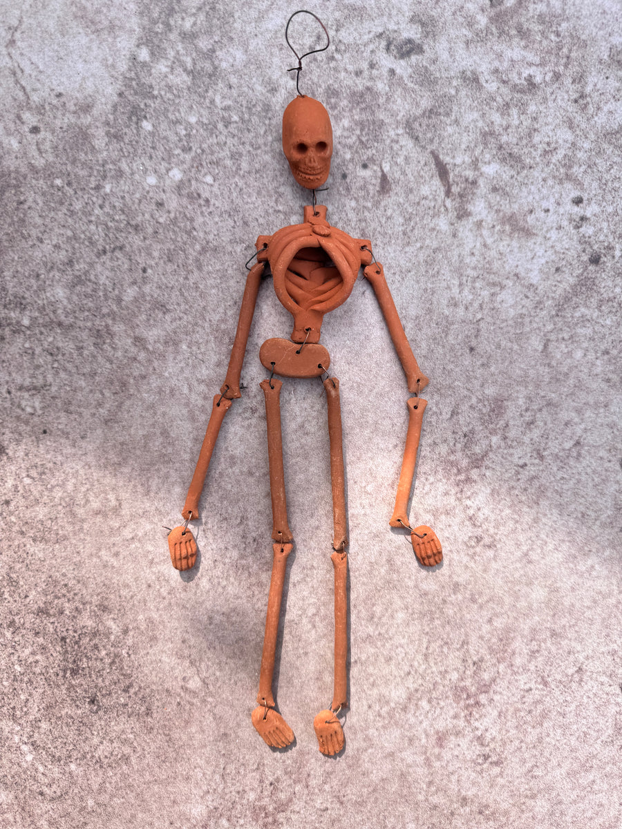 raw clay skeleton