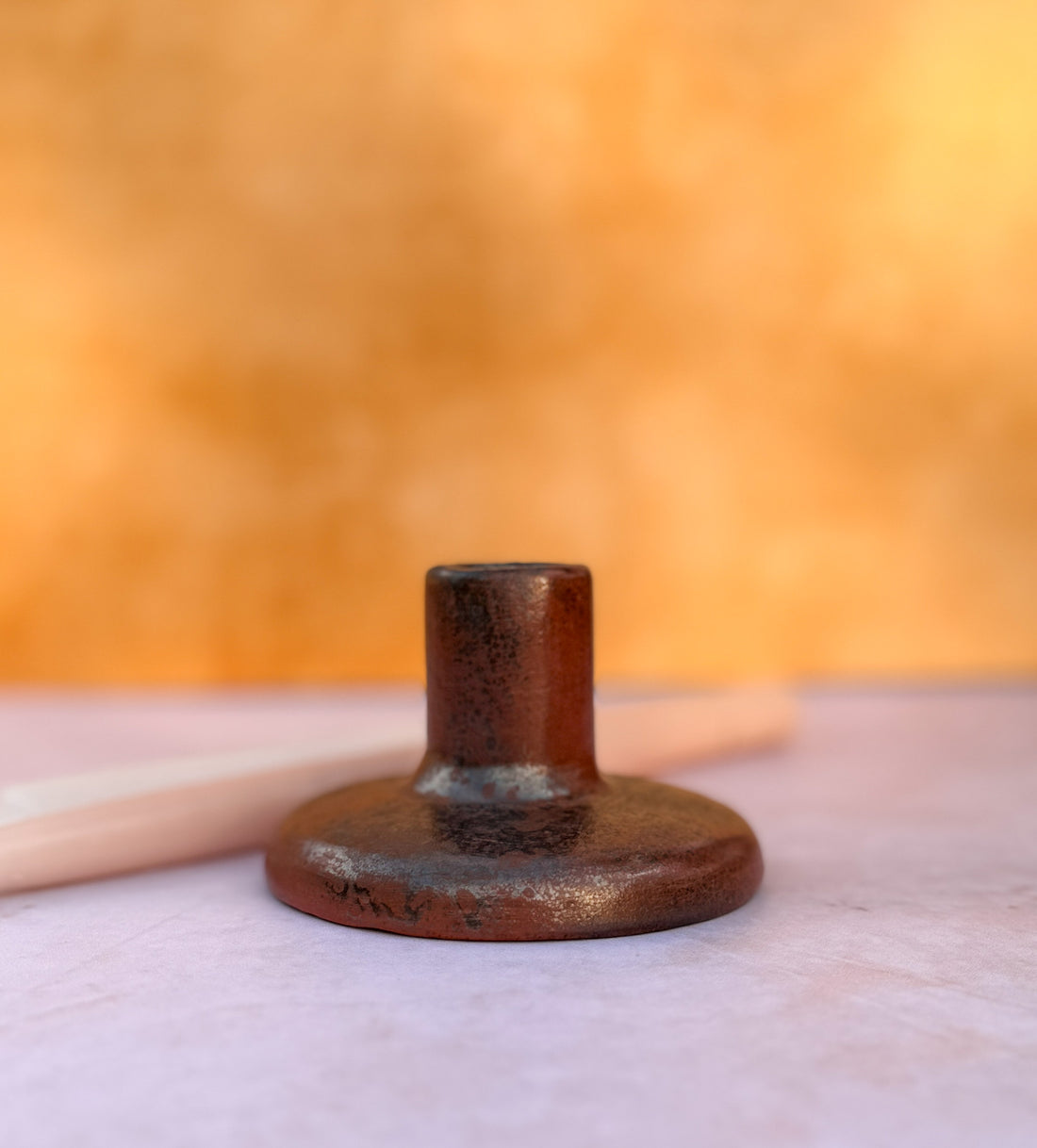 Canela Rustic Candle Holder